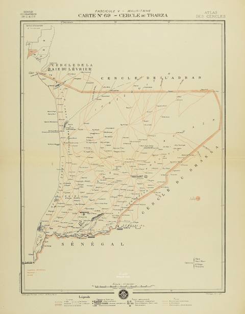الترارزة سنة 1924 — أطلس دوائر إفريقيا الغربية الفرنسية