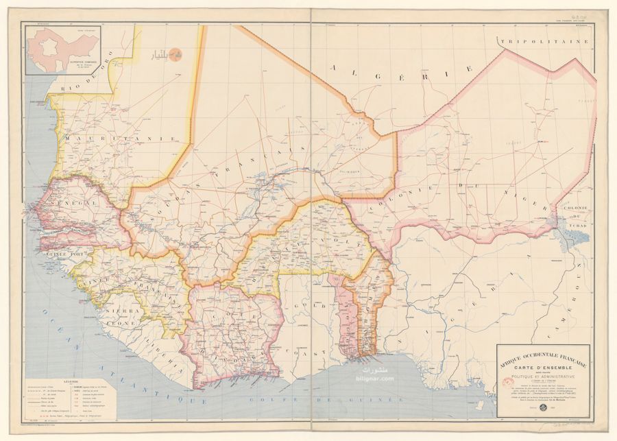 غرب إفريقيا سنة 1922